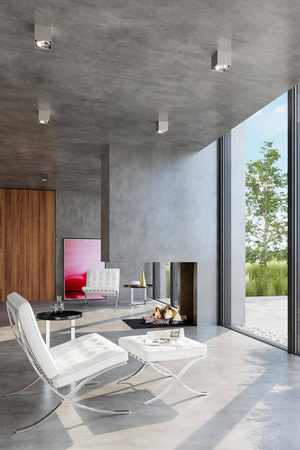 Sollux plafon Blake GU10 szary SL.0699