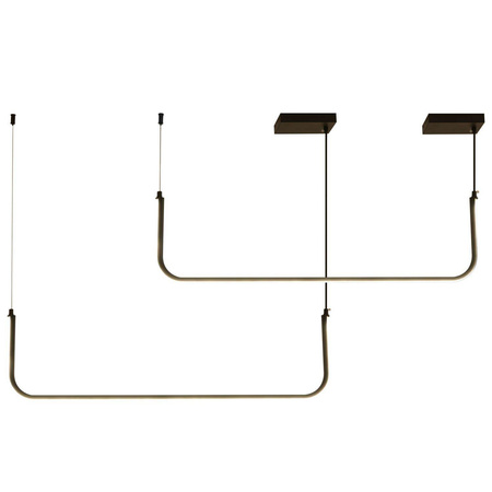 Step Into Design lampa wisząca LED Minima 20W 3000lm 3000K czarna MP0095-2