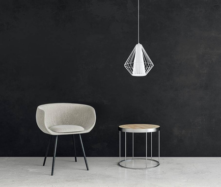 Sollux lampa wisząca Demi E27 biała SL.0297