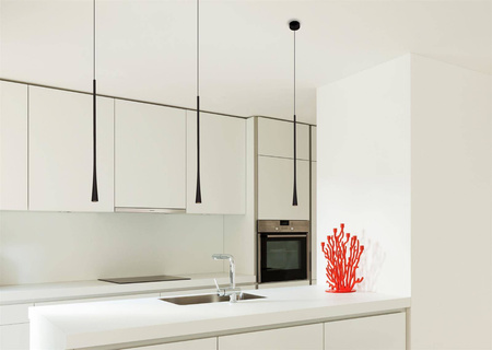 Maxlight lampa wisząca LED Coffee 7W 218lm 3000K czarna mała 40cm P0372