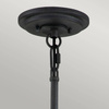 Quintiesse lampa wisząca Silas 6xE27 czarno/mosiężna QN-SILAS-6P-DZ