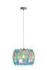 Lucide lampa wisząca Glinstar Ø 40 cm 1xE27 40W wielokolorowa 34447/40/99