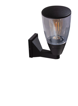 Azzardo kinkiet zewnętrzny Rasmus Wall E27 czarny IP65 AZ4482