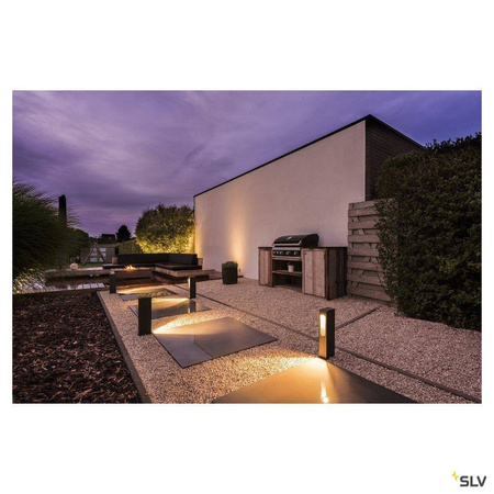 SLV lampa stojąca zewnętrzna LED Slotbox 40 8W 160lm 3000K antracytowa 40cm IP44 232135