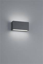 Trio kinkiet zewnętrzny LED Trent 10W 800lm 3000K antracytowy IP65 226960242