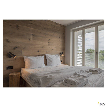 SLV kinkiet (reflektorek) Phelia GU10 czarny 148540