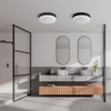 TK Lighting plafon Pori 2xE27 czarno/biały 862