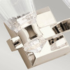 Quintiesse kinkiet łazienkowy LED Kayva 12W 1250lm 3000K nikiel IP44 QN-KAYVA2-PN