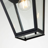 Quintiesse lampa wisząca zewnętrzna Alford Place E27 czarna IP44 QN-ALFORD-PLACE8-S-MB