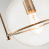 Quintiesse lampa wisząca Somerset E27 mosiężna QN-SOMERSET-P-C-HB