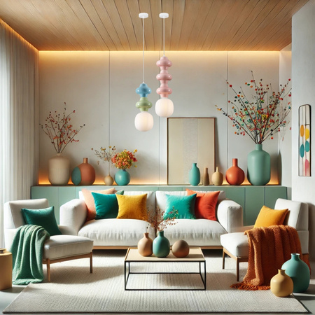 Luces Exclusivas lampa wisząca LED Vilrosa Ø 18 cm E14 1x5W IP20 różowa LE44568