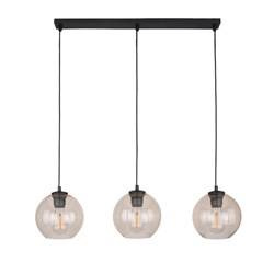 TK Lighting lampa wisząca Cubus 3xE27 czarno/bursztynowa 4598