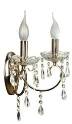 Candellux kinkiet Aurora 2xE14 złoty 22-98323