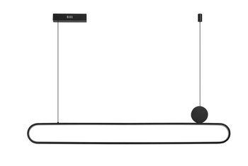 Azzardo SMART lampa wisząca LED Nicodemo 50W 3250lm 3000/6000K czarna AZ5450