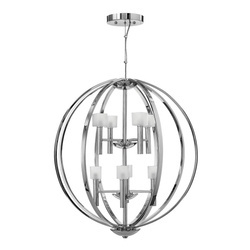 Quintiesse lampa wisząca Mondo 8xG9 chrom QN-MONDO8