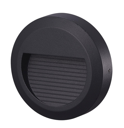 Azzardo oprawa ścienna zewnętrzna LED Ove Wall 2,5W 3000K szara IP54 AZ4508