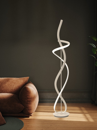 Aviano Lighting lampa podłogowa LED Bandol ściemnialna 40W 4000lm 3000K wys. 143 cm piaskowa 3064-113