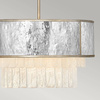 Quintiesse lampa wisząca Reverie 4xE14 złoto/szara QN-REVERIE-4P-CPG