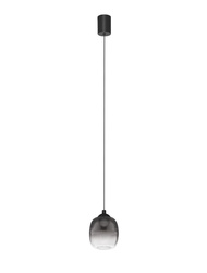 Luces Exclusivas lampa wisząca LED Toay Ø 10 cm 6W 457lm 3000K IP20 czarna LE44238