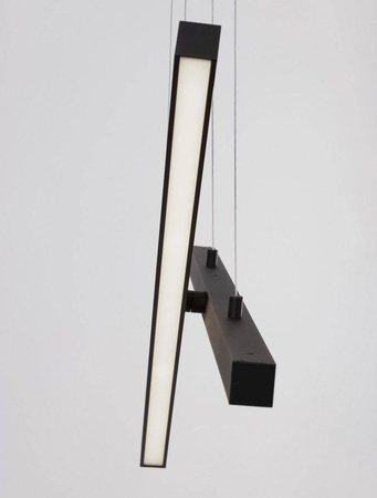 Luces Exclusivas lampa wisząca LED Puebla 40W 1427lm 3000K czarna LE42799