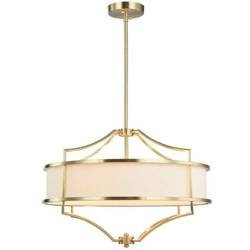 Orlicki Design żyrandol / lampa wisząca Stesso Old Gold M 4xE27 złoto/biała OR80933
