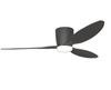 Azzardo wentylator LED Veneti 18W 600lm 3000/4000/5500K czarny AZ4448