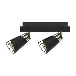 Milagro kinkiet (reflektorki) Rick 2xE14 czarny ML5566