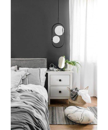 Ummo lampa wisząca Koban C 2xG9 czarna KOC222P0