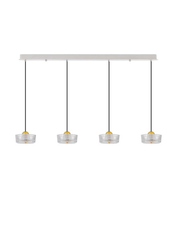 Luces Exclusivas lampa wisząca LED Espinar 23W 1640lm 3000K IP20 złota LE44732