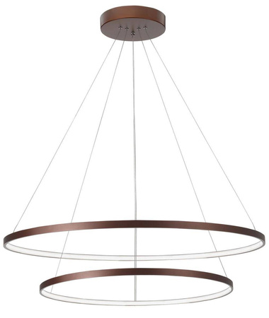 Luces Exclusivas lampa wisząca LED Banda 85W 4500lm 3000K brązowa LE41587