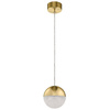 Quintiesse lampa wisząca LED Moonlit 20,9W 2131lm 3000K złota QN-MOONLIT-P-CG