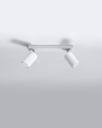 Sollux plafon (reflektorki) Ring 2 2xGU10 biały SL.0088