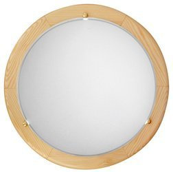 Candellux plafon LED Bianca 16W 1000lm 6500K biało/drewniany 14-54425