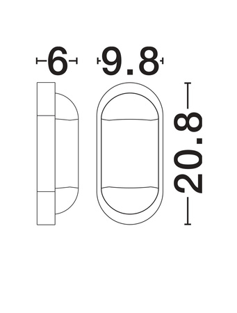 Luces Exclusivas kinkiet zewnętrzny LED Sovando 11W 885lm 3000K IP65 czarny LE75252