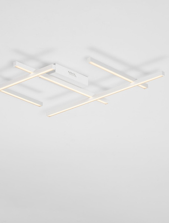 Luces Exclusivas lampa sufitowa LED Tumbes ściemnialna 63W 4020lm 3000K IP20 biała LE44476