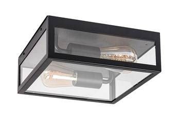 Rabalux plafon Zaton 2xE27 czarny IP23 7070