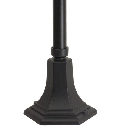 Su-ma lampa stojąca zewnętrzna Retro Midi E27 czarna/patyna 106cm IP43 K 5002/2/M