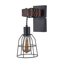 Italux kinkiet Reda E27 czarny mat WL-4793-1-L