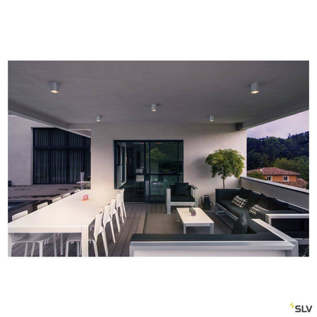 SLV plafon zewnętrzny Rox Ceiling Out ES1 GU10/AR111 aluminiowy 1000332