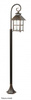 Su-ma lampa stojąca zewnętrzna Cadiz E27 czarna/patyna 146cm IP43 K 5002/1/Z