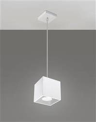 Sollux lampa wisząca Quad 1 GU10 biała SL.0062