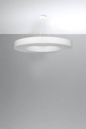 Sollux lampa wisząca Saturno Slim 90 8xE27 biała SL.0797
