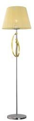 Candellux lampa podłogowa Diva E27 złota/chrom 160cm 51-55088