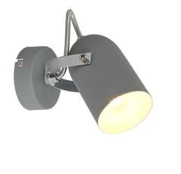 Candellux kinkiet (reflektorek) Gray E14 szary 91-66473