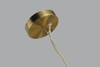 Azzardo żyrandol / lampa wisząca Oviedo 6 6xG9 czarno/złota AZ4421