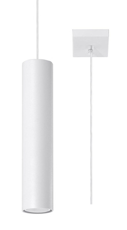 Sollux lampa wisząca Lagos 1 GU10 biała SL.0323