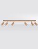 Sollux plafon (reflektorek) Zeke 6 6xGU10 drewniany SL.1032
