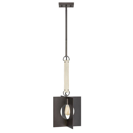 Quintiesse lampa wisząca Ludlow E27 grafitowa QN-LUDLOW-1P-GR