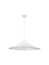 Luces Exclusivas lampa wisząca LED Chancay Ø 90 cm E27 1x12W IP20 biała LE44600