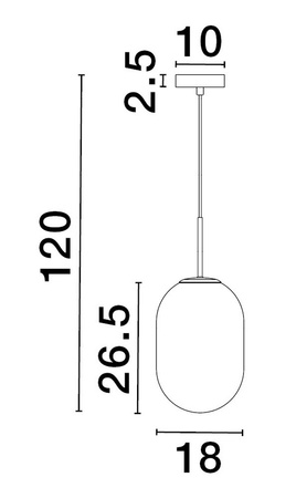 Luces Exclusivas lampa wisząca LED Acuyo Ø 18 cm E14 1x5W IP20 złota LE43356